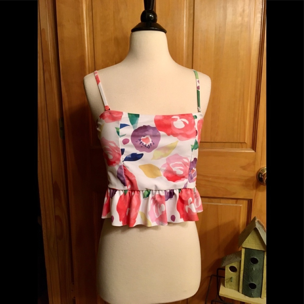 🌴Shein ruffle swim top🌴